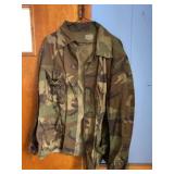 US Army woodland camouflage field jacket unknown