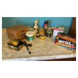 Handwarmers and Intex inflatable stain, wood,