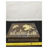 Genuine handcrafted Incolay Stone keepsake box