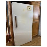 Whirlpool Mark Series upright freezer plugged in