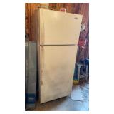 Garage, whirlpool refrigerator