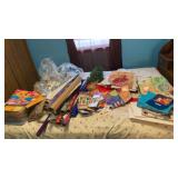 Christmas boxes bags, wrapping paper, kids