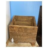 Custom made fireplace wood box