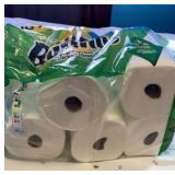 Bounty paper towels, five rolls, triple size
