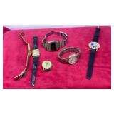 Menï¿½s watches, including BULOVA 10 karat rolled