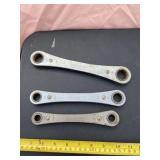 Craftsman double boxed in ratcheting wrenches