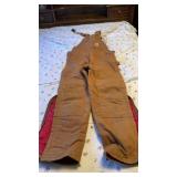 Carhart insulated bibs 34 x 32