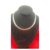 16 in. Sterling silver Italy Milor  necklace,