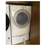 Whirlpool Duet gas dryer including Base.
