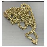10 karat gold, broken chain, Peru, 2.95g