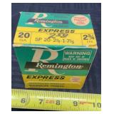 Remington plastic express 20 gauge two and