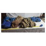 Winter jackets, rain gear, umbrella