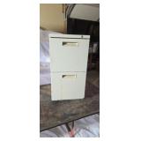 Two drawer filing cabinet
