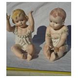 Vintage Piano Baby Figurines