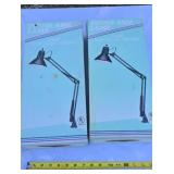 NIB swing arm lamps 100w