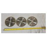 Carbide tipped saw blades