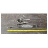 Grease gun, oil wrench