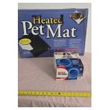 Heated pet mat,heated pet bowl