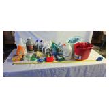 Household cleaning supplies