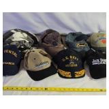 Hats including U.S. NAVY veteran
