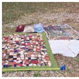 Teddy bear blanket, pillows , quilt