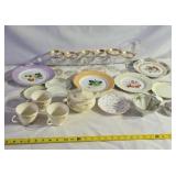 Decorative plates,tea cups and more