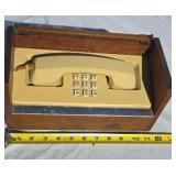 MCM Wooden box Hidden Executive Desktop Push