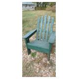 Wood lawn chair.