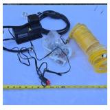 Small car air compressor hose and attachments