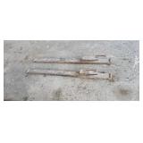 52" overall length clamp on to bucket Forks