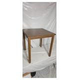 30" square oak table