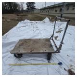 industrial flat bed utility cart