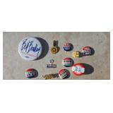 Old campaign buttons