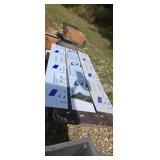 Double sided White Aluminum sign material 6 ft