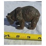 Aluminum grizzly bear bank