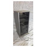 4 ft tall stereo cabinet on swivel base