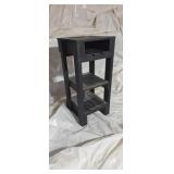 40" wood shelving unit.