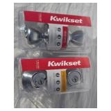 New entry lock and new double cylinder deadbolt