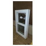 20 3/4" X 32 1/2" used vinyl replacement window