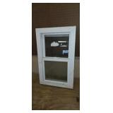 20 3/4" X 32 1/2" vinyl replacement window used