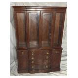 Drexel mahogany china cabinet