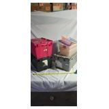 Three lock lid totes , smaller totes