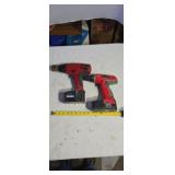 Cordless drills, Milwaukee