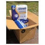 Case Attends of 72 adult underwear size large.