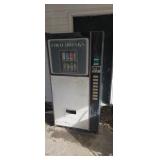 Soda vending machine works