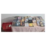 Dvds with lock top tote