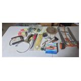 Tools, pry bar, brill bit set and more