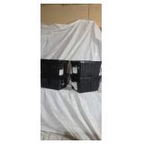 Four lid locking totes