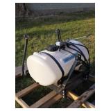 Country  Way 40 gal three-point sprayer with boom