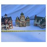 Dickens christmas porcelain village set